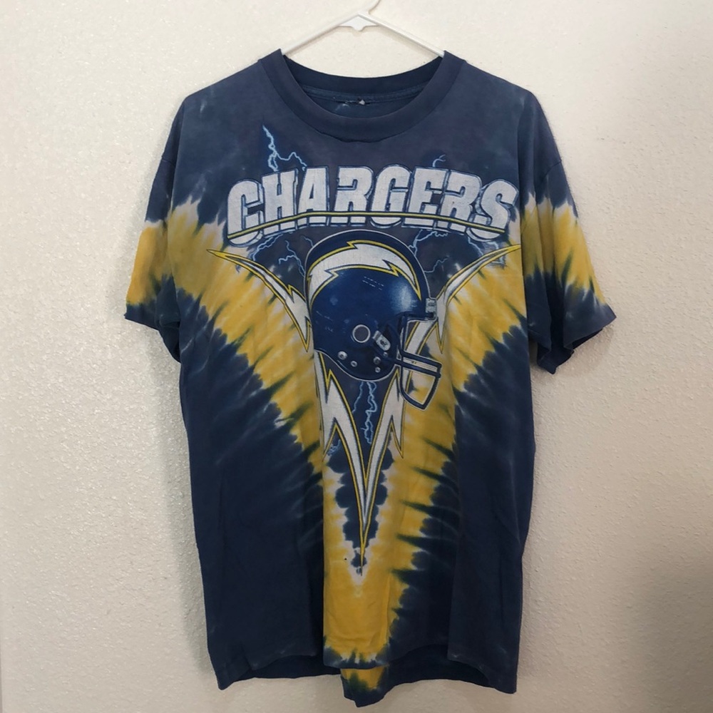 Vintage Chargers Tie Dye T-Shirt